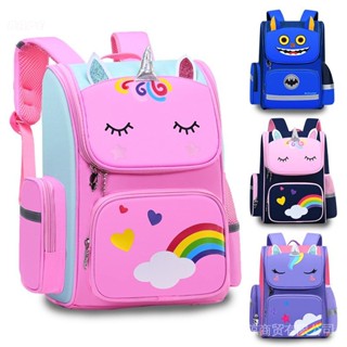 Mochila Escolar Para Menina Com Grande Capacidade Impermeável Unicórnio Impressão