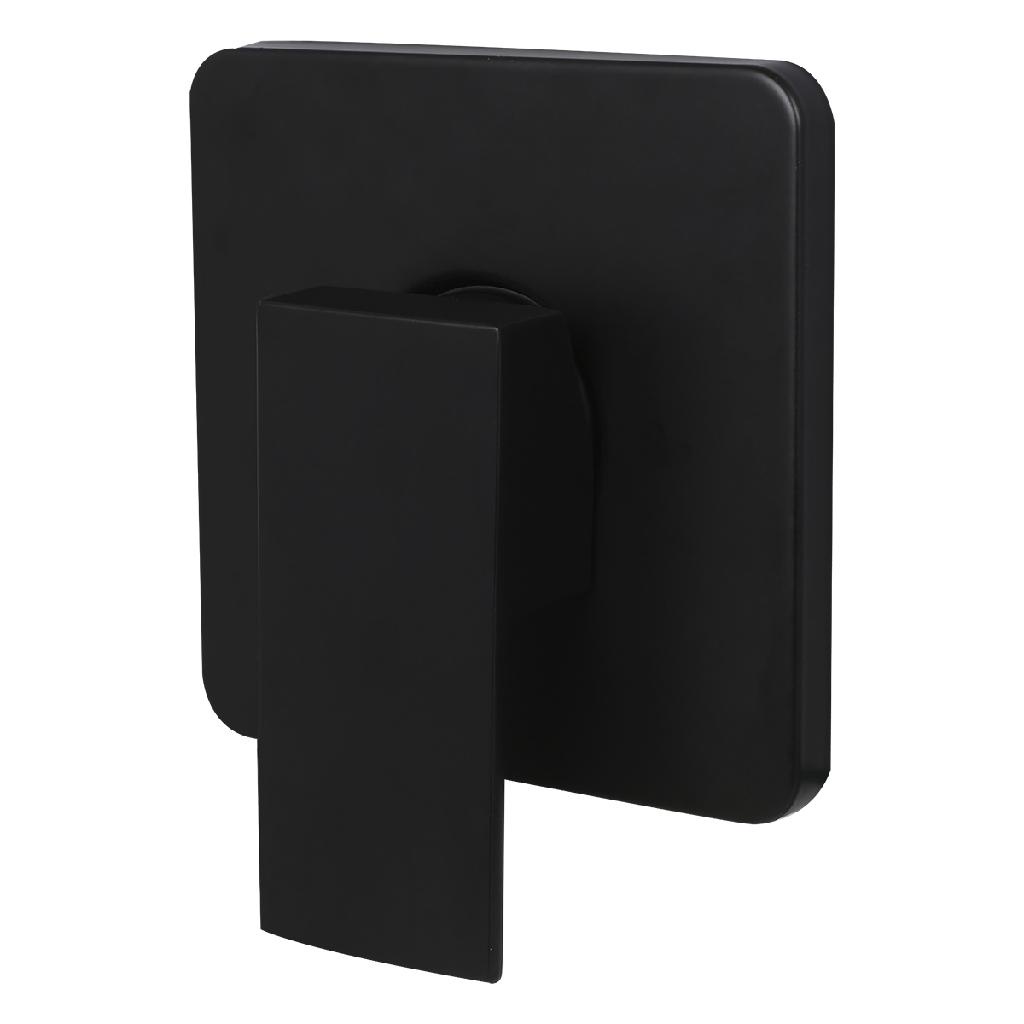 MISTURADOR MONOCOMANDO REGISTRO QUADRADO CHUVEIRO PRETO