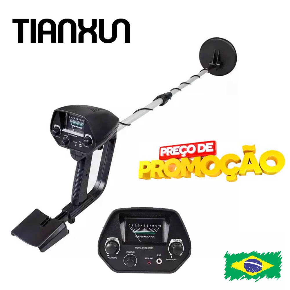 Detector De Metais Tianxun MD-4030 Prata Ouro Cobre | Shopee Brasil