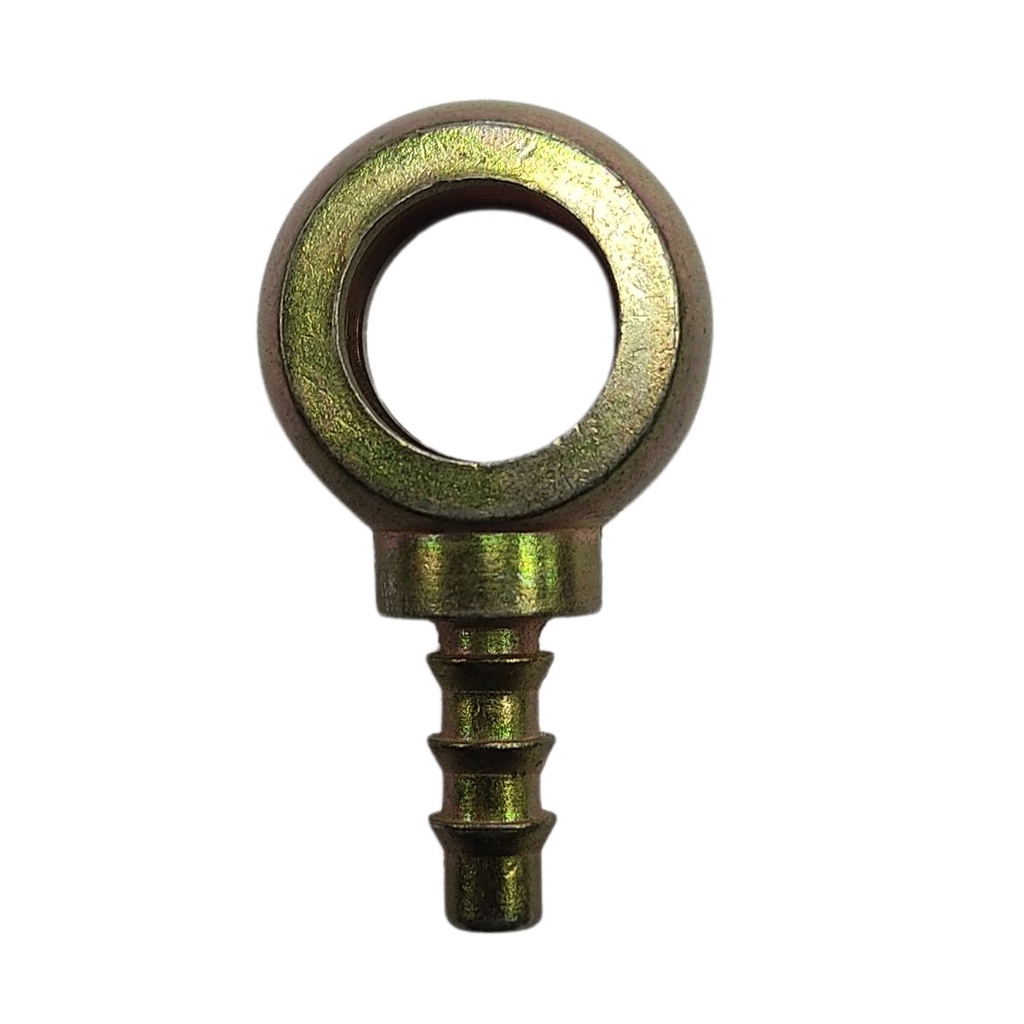 Olhal Banjo Escamado 14mm Espigão 12X09 Mangueira Tubo Nylon