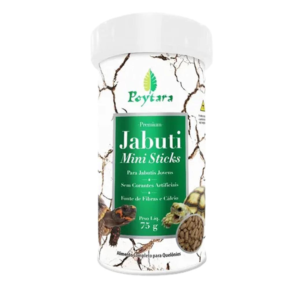 Ração Poytara Jabuti Mini Stick 75g