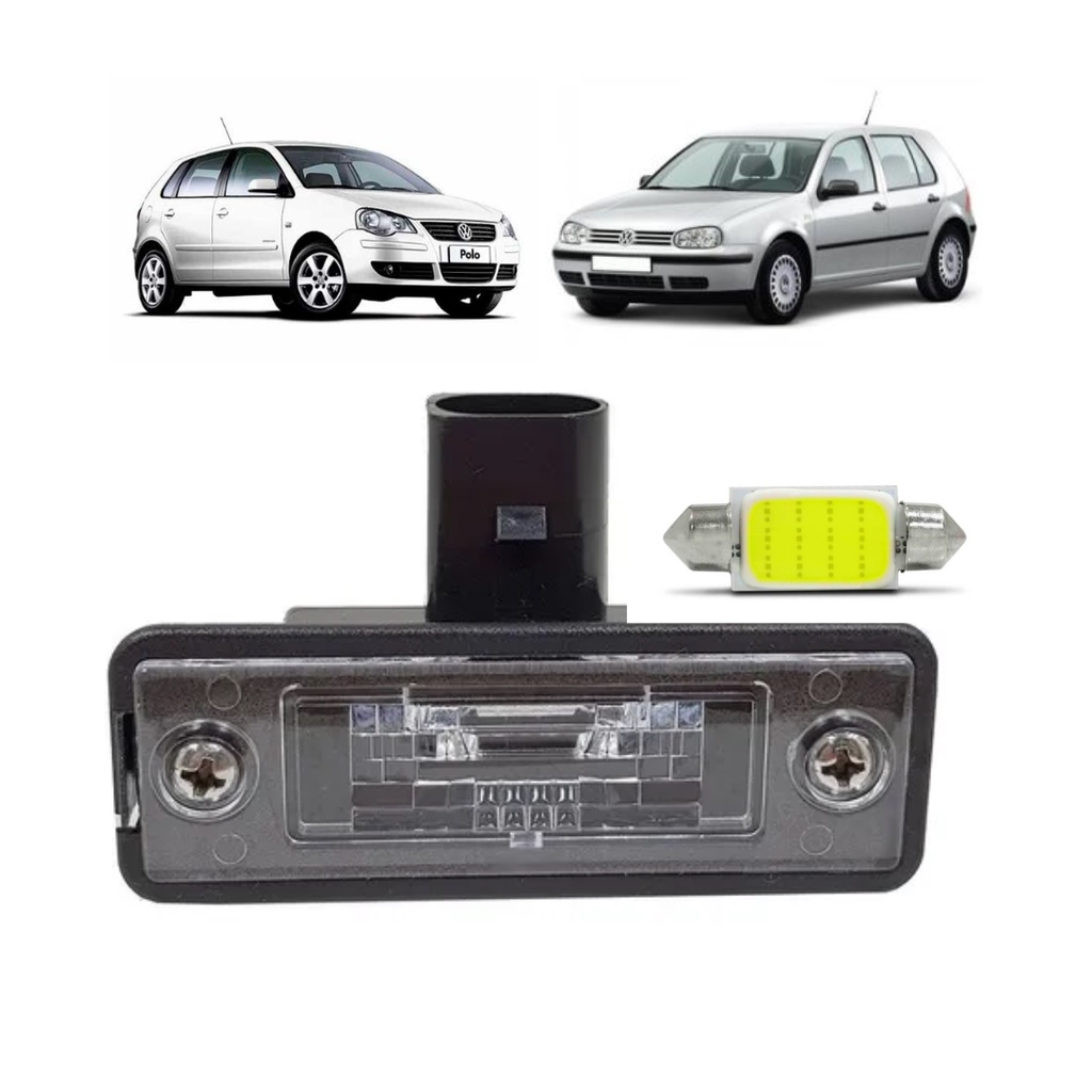 Lanterna Luz De Placa + Lampada Led Golf 00/07 Polo Hatch 03/12 em Oferta na Shopee