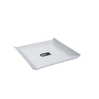 Prato Quadrado Casual Coza Cozy 16 x 16 x 2,5 cm Branco