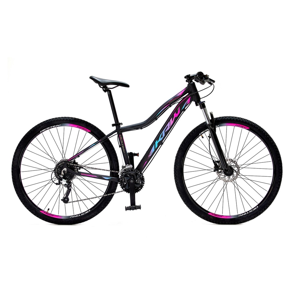 Bicicleta Aro 29 KRW Destiny Alumínio 27 Velocidades Freio a Disco SX50 em Oferta na Shopee