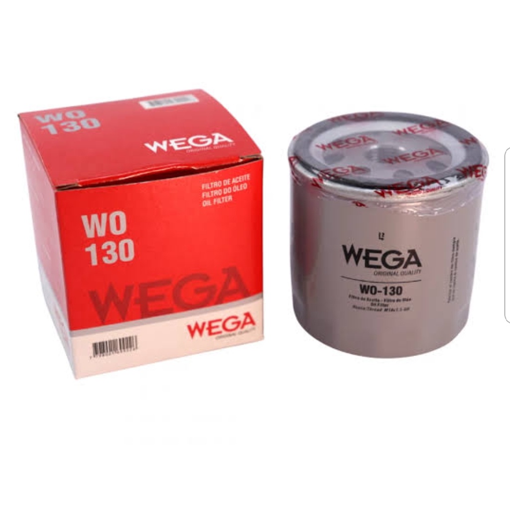 Filtro de Óleo Wega WO130 corsa,celta,cobalt,prisma,onix,astra,blazer,montana,meriva,spin, Fiat Motor 1.8 GM em Oferta na Shopee