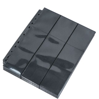 Folhas de Fichario para Cartas - 18 bolsos por folha Perfeita para Magic Pokemon e Yugioh