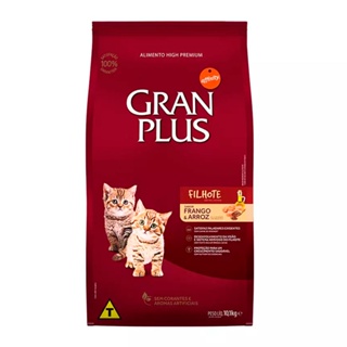 Ração Gran Plus Gatos Filhotes Frango e Arroz - 10,1Kg em Oferta na Shopee