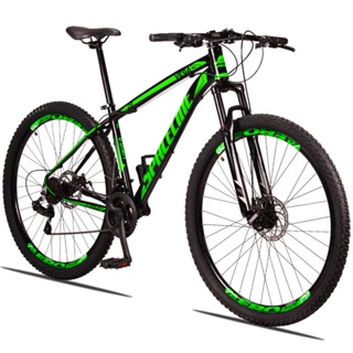 Bicicleta 29 Spaceline Vega 21V Câmbio Shimano Freio a Disco e Suspensão em Oferta na Shopee
