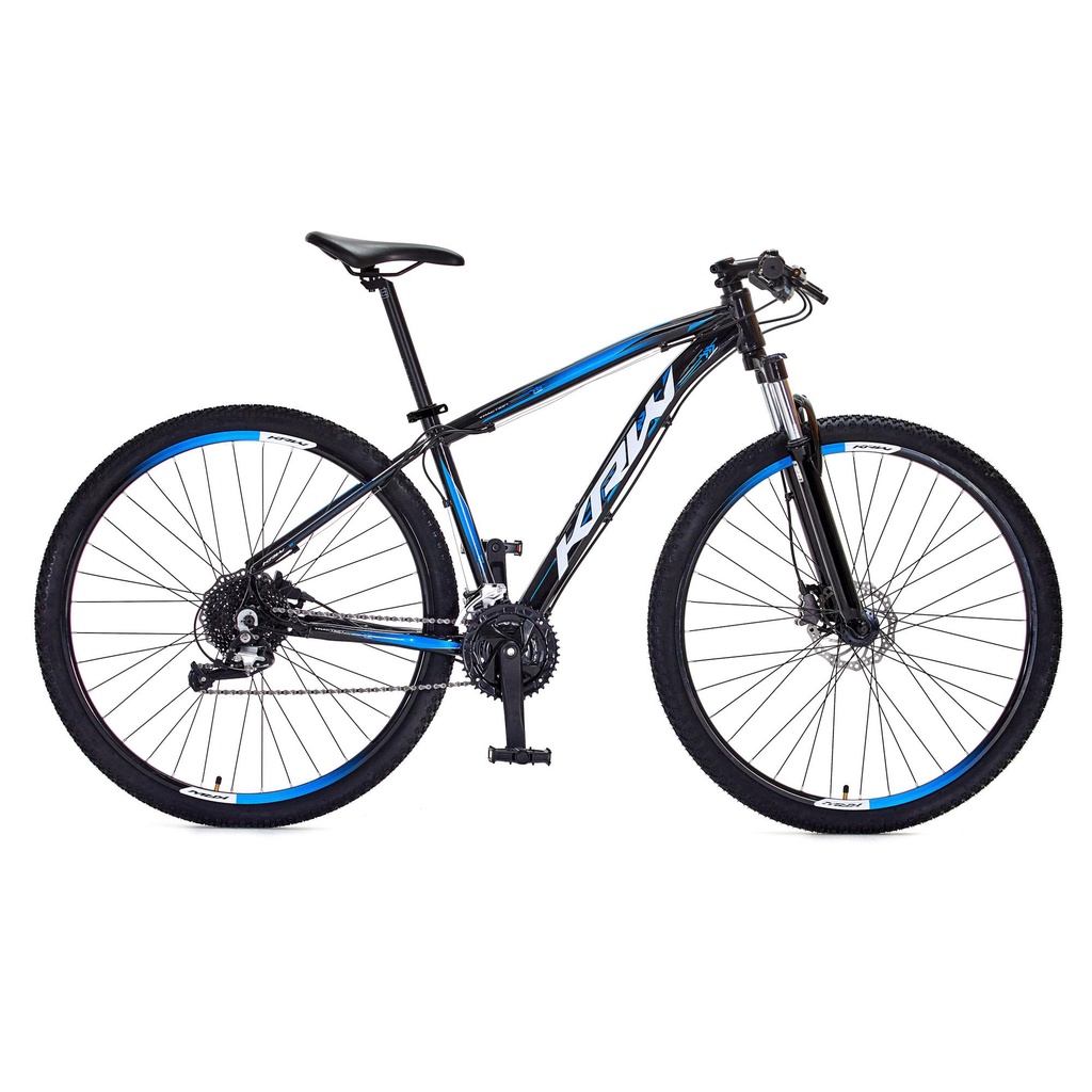 Bicicleta Aro 29 KRW Traction Alumínio Shimano Alivio 27 Vel Freio a Disco Hidráulico SX47