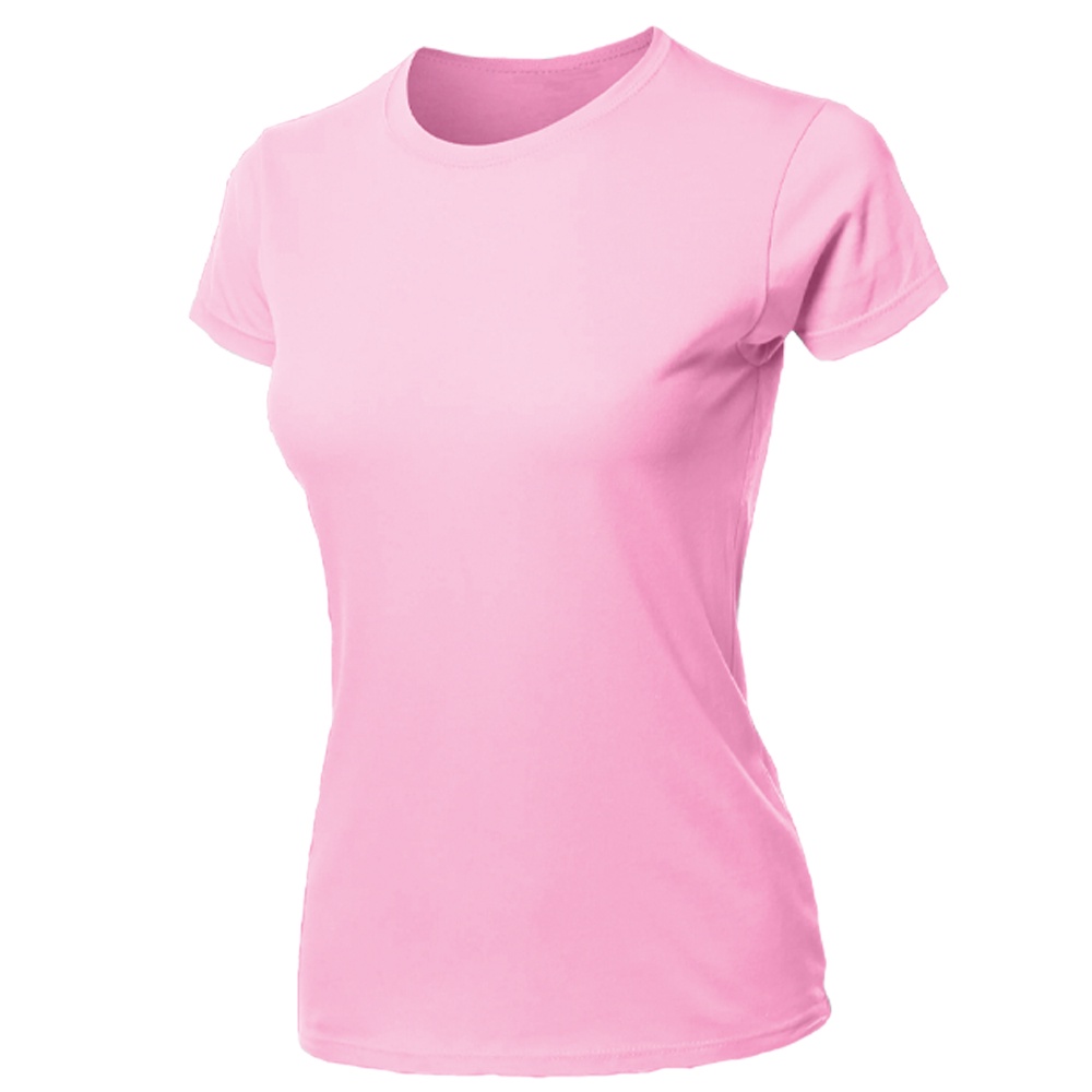 Blusa Feminina Camiseta Lisa Básica Algodão Camisa Baby Look — imagem 2 de 2