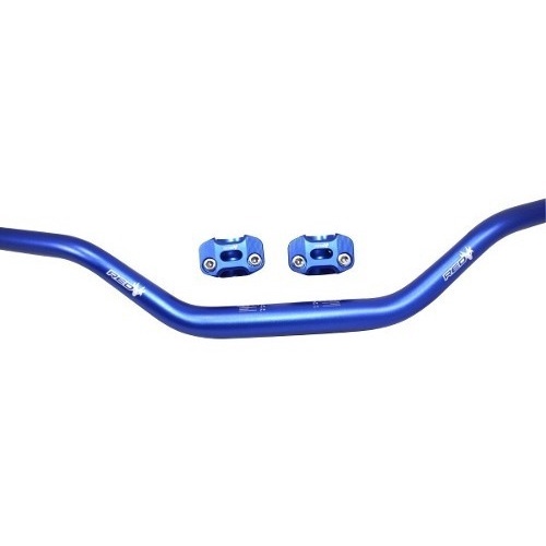 Guidão Big Bar Fat 31mm Alto Red Dragon Aluminio Al6061 Azul