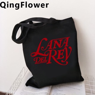 Lana Del Rey Saco de Compras Reutilizável sacola de Algodão Lona Juta reciclaje sacolas