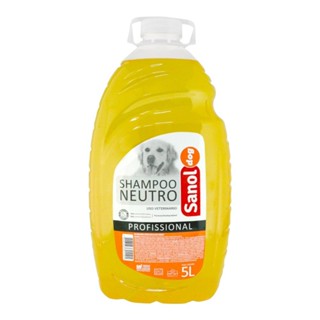 SHAMPOO NEUTRO 5L SANOL DOG PROFISSIONAL CÃO E GATO