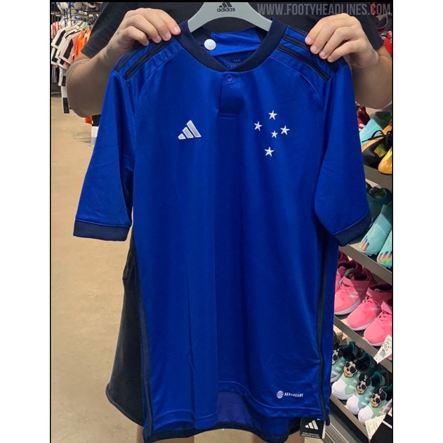 Nova Camisa De Futebol De Cruzeiro Azul Pré-Promoção 2023-2024 Camiseta Tailandesa 1 : 1