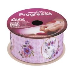 Fita de Cetim Para Laços - Páscoa 38 mm x 10m EGL009TR Cor 011 - 1 unidade - Fitas Progresso - Rizzo