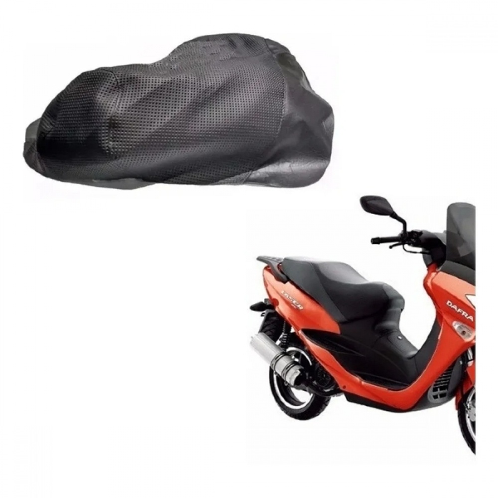 Capa De Banco Moto Scooter Laser 150 Dafra Modelo Original Preta