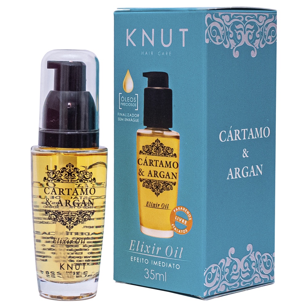 KNUT Elixir Óleo Capilar Cártamo e Argan 35ml