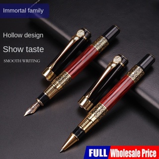 Sândalo Vermelho Criativo Caneta Fonte De Metal Assinatura Estilo Chinês Gel De Escritório em Oferta na Shopee