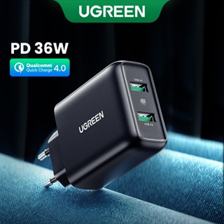 Carregador Rápido USB Ugreen 3.0 36W QC3.0 Carregadores Para Telefones Celulares iPhone Samsung Xiaomi Redmi