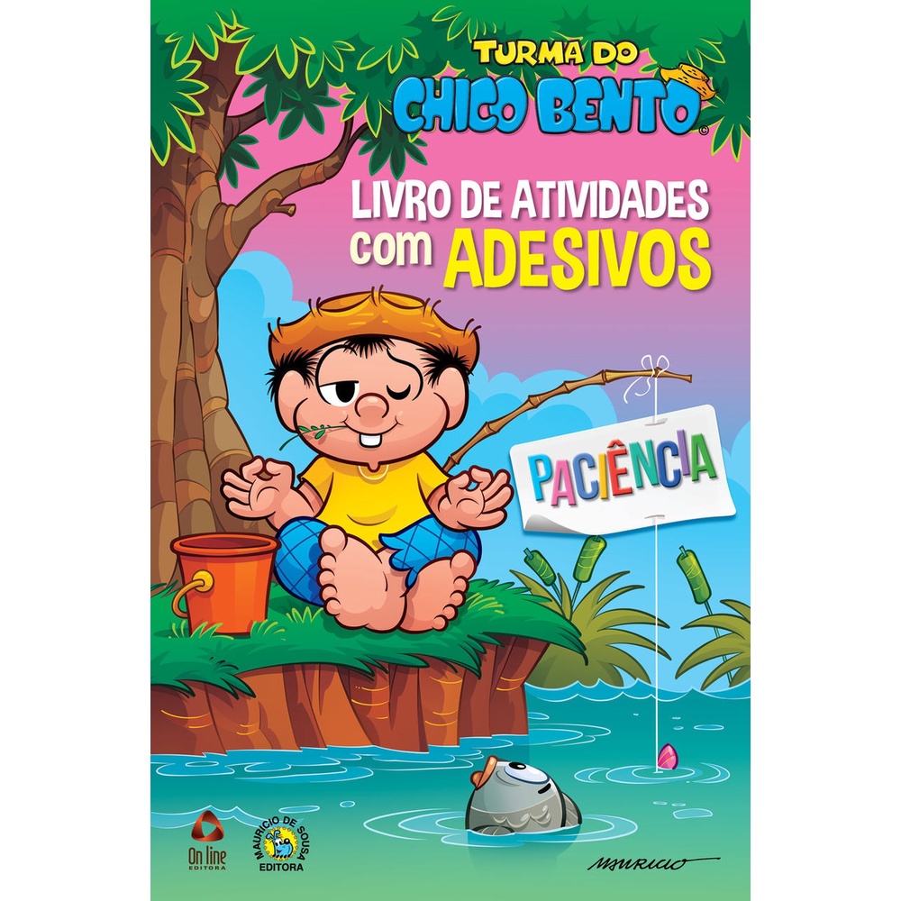 Turma do Chico Bento Livro de Atividades com Adesivos - Paciência em Oferta na Shopee