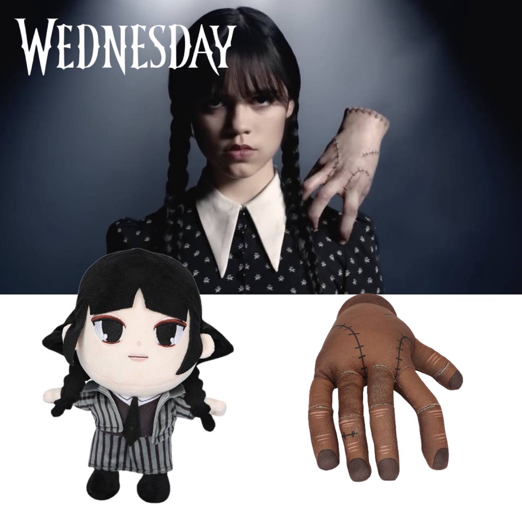 In Stock】New Addams Family Thing Plush Doll Wednesday Cartoon Plush Toy  Gifts For Fans 25cm | Shopee Brasil