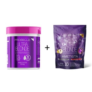 Kit Pó descolorante Ametista + Refil Dust Free 300G Probelle
