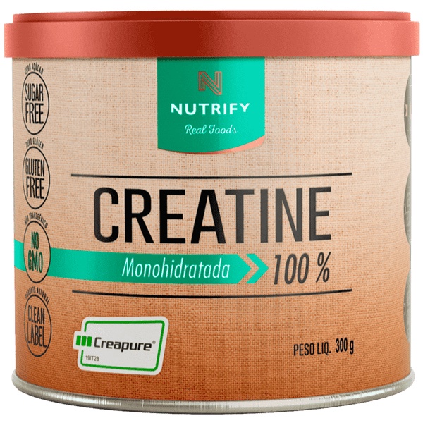 Creatina Creapure Nutrify 300g Creatine 100% Monohidratada em Oferta na Shopee