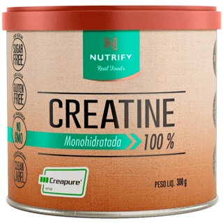 Creatina Creapure Nutrify 300g Creatine 100% Monohidratada em Oferta na Shopee