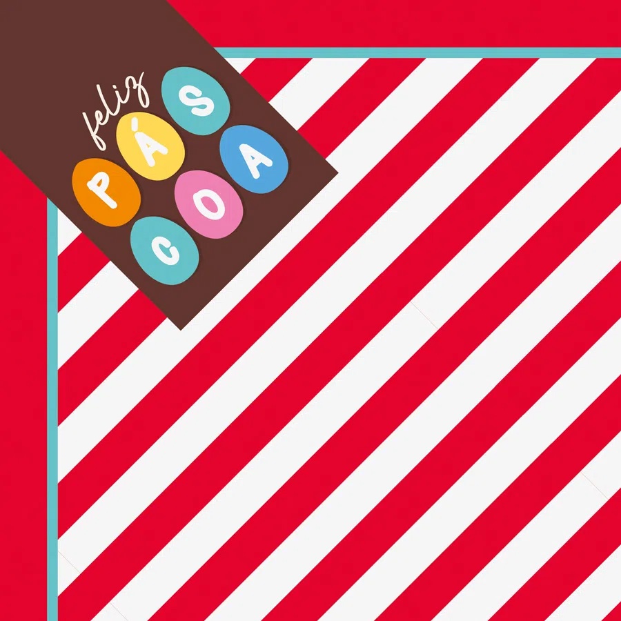 Saco Express 32x32cm para Ovos de 150g a 200g - Happy Vermelho - 5 unidades - Cromus Páscoa - Rizzo em Oferta na Shopee