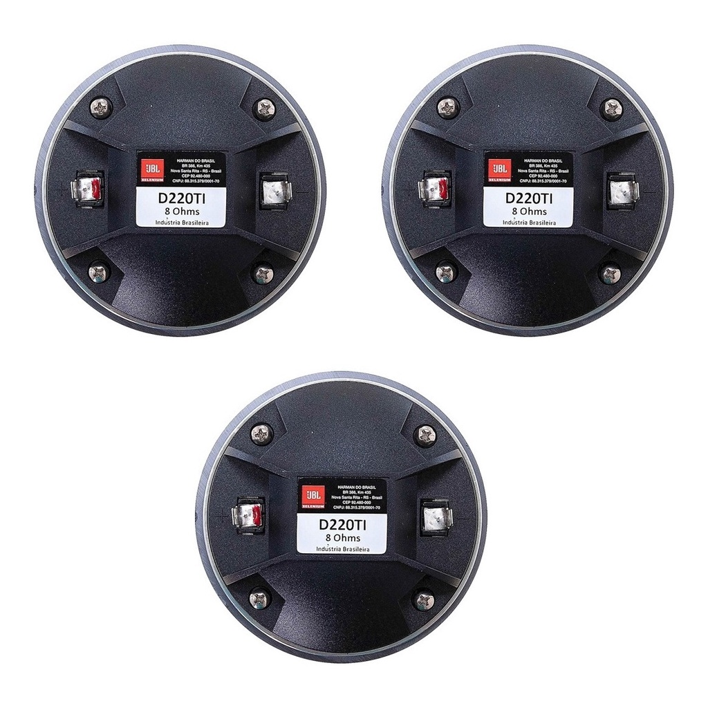Kit 3 Cornetao Driver D220ti 160 Watts Maxima Potente Jbl