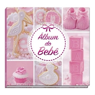Livro Álbum Do Bebê Rosa - Recordações em Oferta na Shopee
