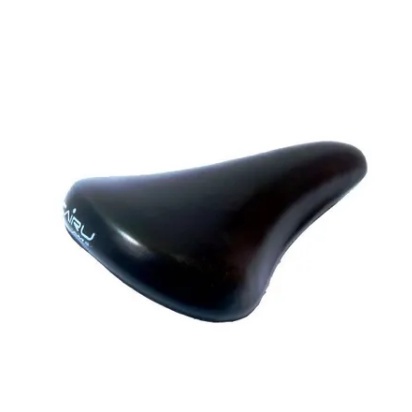 Banco Selim Mtb Cairu Ams Preto C/ Carrinho Confortável Bike Ciclismo