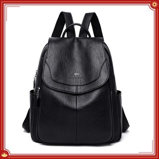 HH Fashion Backpack Mulheres 2023 Novo Estilo Combina Com Tudo Grande Capacidade Macio Couro Estudante Escola Bolsa De Viagem Ao Ar Livre Mochila De Senhoras