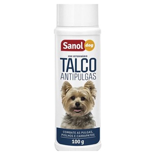 Talco Antipulgas 100g - Sanol Dog