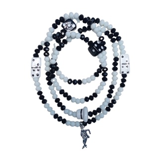 Guia Malandro Miguel Cristal 8 mm 60 cm Colar Umbanda em Oferta na Shopee