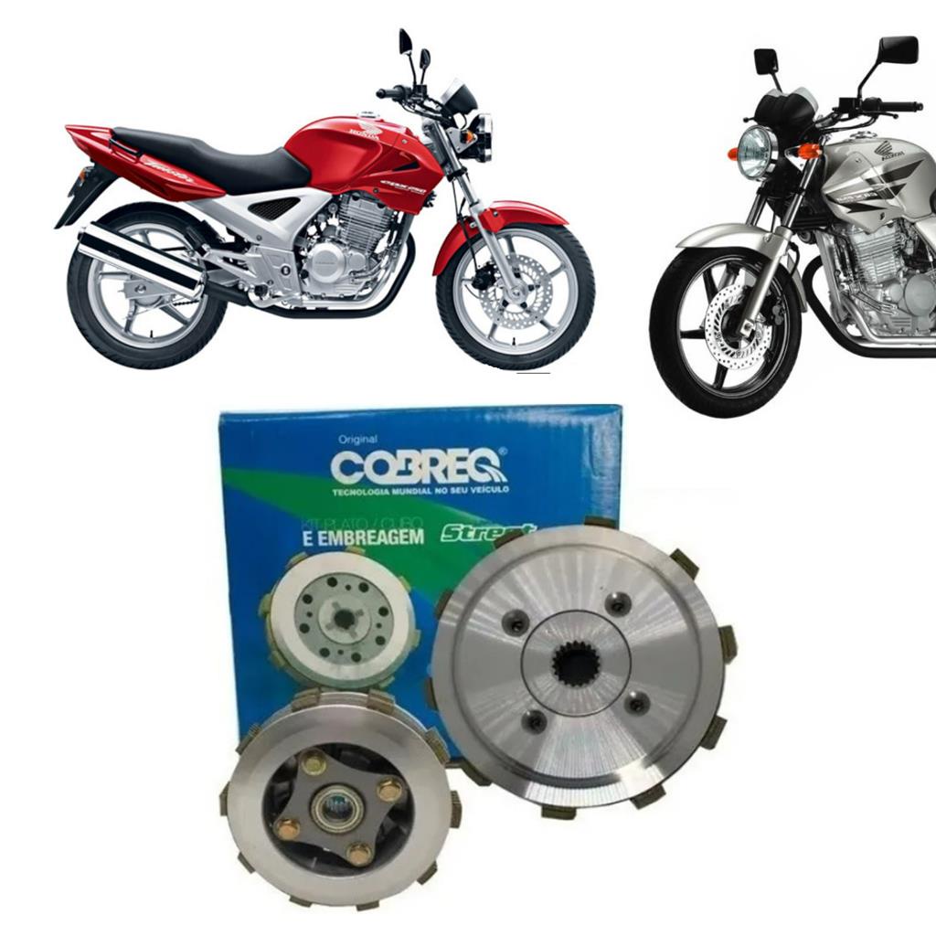 Kit Embreagem Completo Cbx 250 Twister XR 250 Tornado 2001 à 2008 Original Cobre