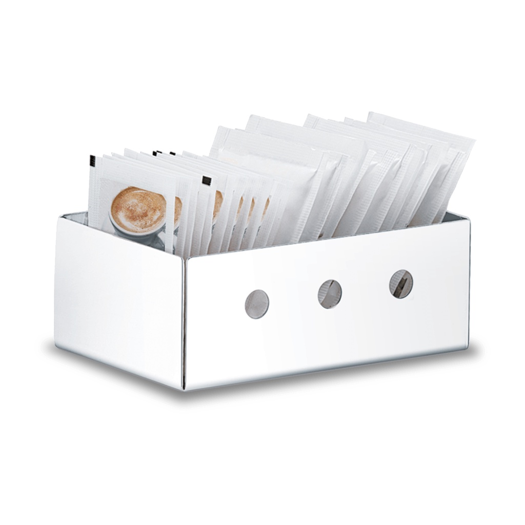 Porta Sachês De Açúcar E Adoçantes Brinox Parma Aço Inox em Oferta na Shopee
