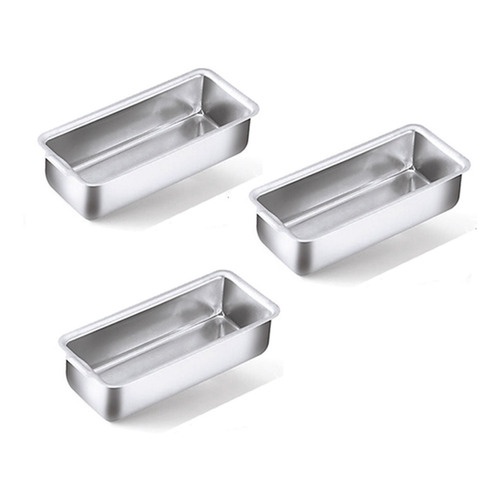 Kit 3 Assadeiras Formas Pão Caseiro Gelo E Bolo Inglês N° 3 em Oferta na Shopee