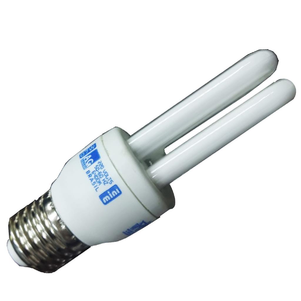 2 LAMPADA FLORECENTE 07W 2U MINI 220 VOLTS
