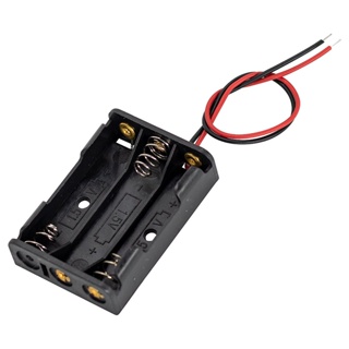 Suporte Pilhas - 3 Pilhas AAA em Série - (Preto) em Oferta na Shopee