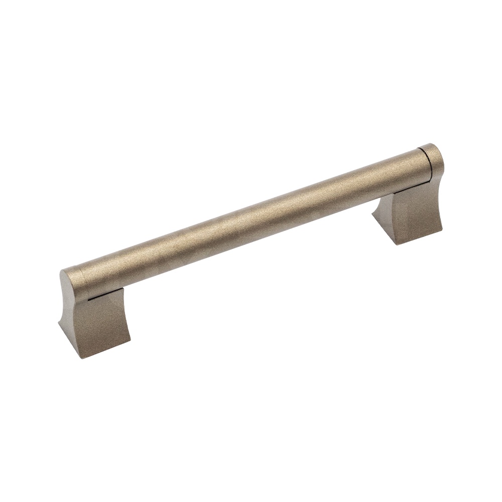 Puxador Kira Alca 96mm P/ Moveis Porta Comoda Armario Preto Moderno