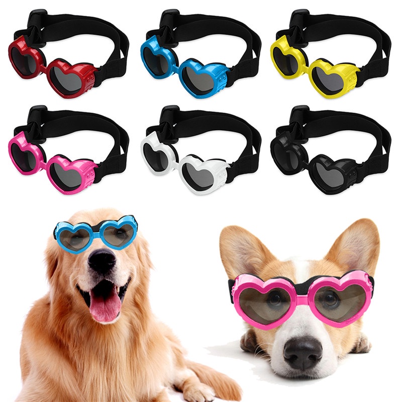 1 PC Caring Pet Óculos De Sol De Proteção Ocular À Prova De Vento Para Animais De Estimação Ao Ar Livre