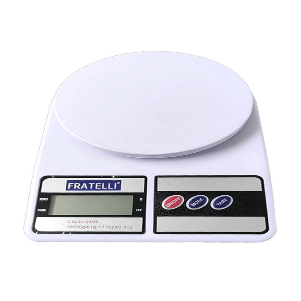 Balança digital com alta precisão para cozinha até 10 kg Escala 1 grama ...