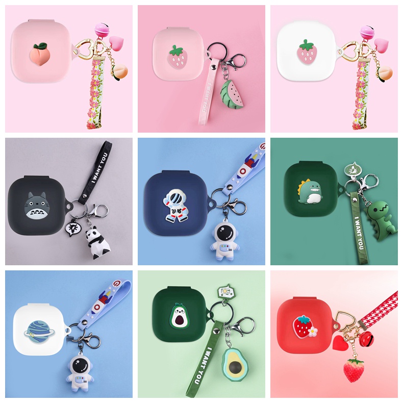 Desenho Animado Animal Engraçado Mala Adorável Para JBL Live Free 2/Pro + Capa De Fones De Ouvido Bluetooth Em Silicone