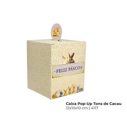 10 Caixa Pop Up Tons De Cacau 4117 (PASCOA IDEIA OUTLET) — imagem 2 de 2
