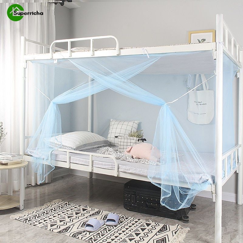 Estudantes De Moda Pura Cor-De-Rosa Mosquiteiro Leve Rede Mosquiteira/Cama De Beliche Dupla/Dormitório Anti-mosquito Densa