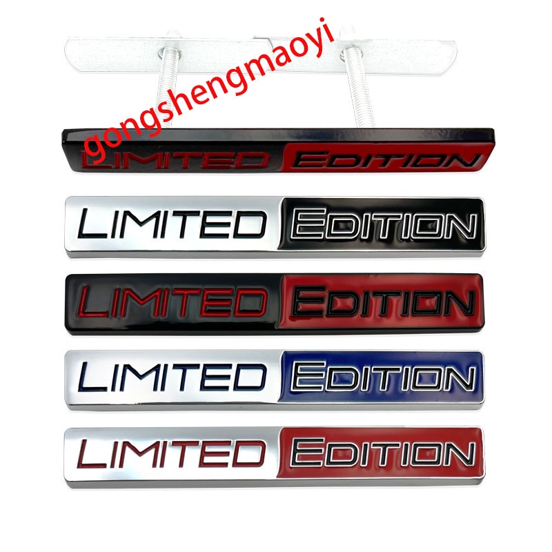 LIMITED Edition Emblema De Carroçaria De Metal Decoração De Crachá Para Acessórios Hyundai Benz Mitsubishi Carros