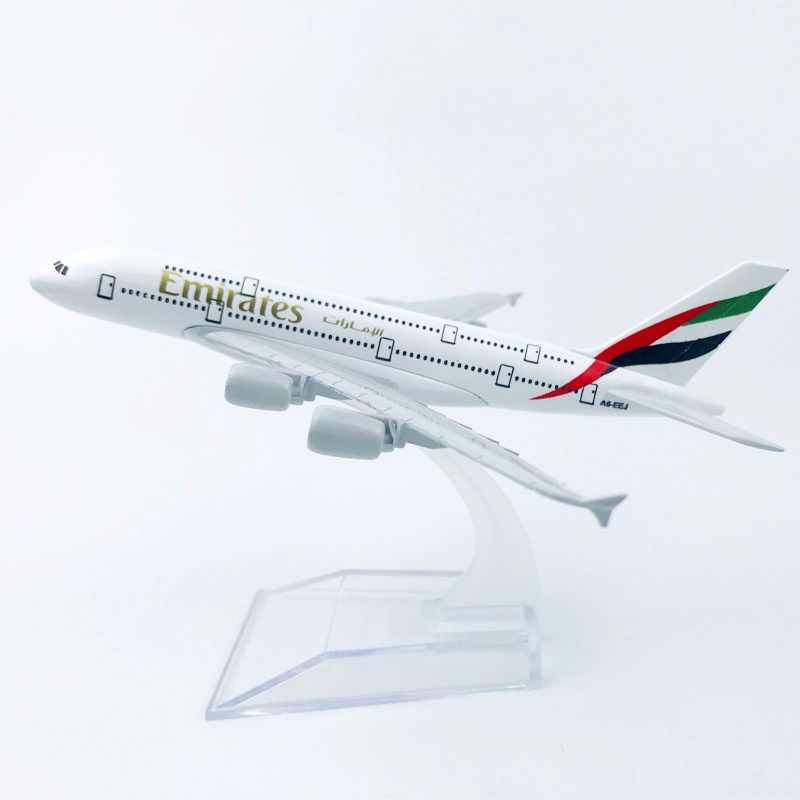 Emirates Airlines Airbus 380 Modelo Avião Fundição Airliner A380 Aviação Brinquedo Colecionável Presente em Oferta na Shopee