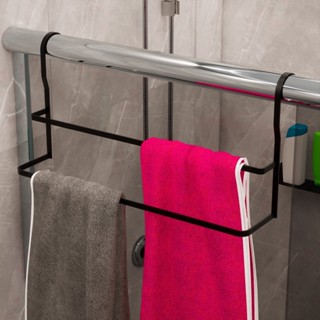 Suporte Para Toalhas Toalheiro de Box Banheiro 45cm Preto