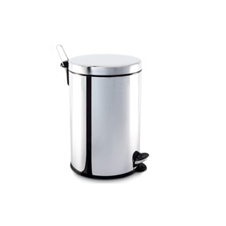 Lixeira Com Pedal E Balde Brinox Decorline 20 Litros Aço Inox